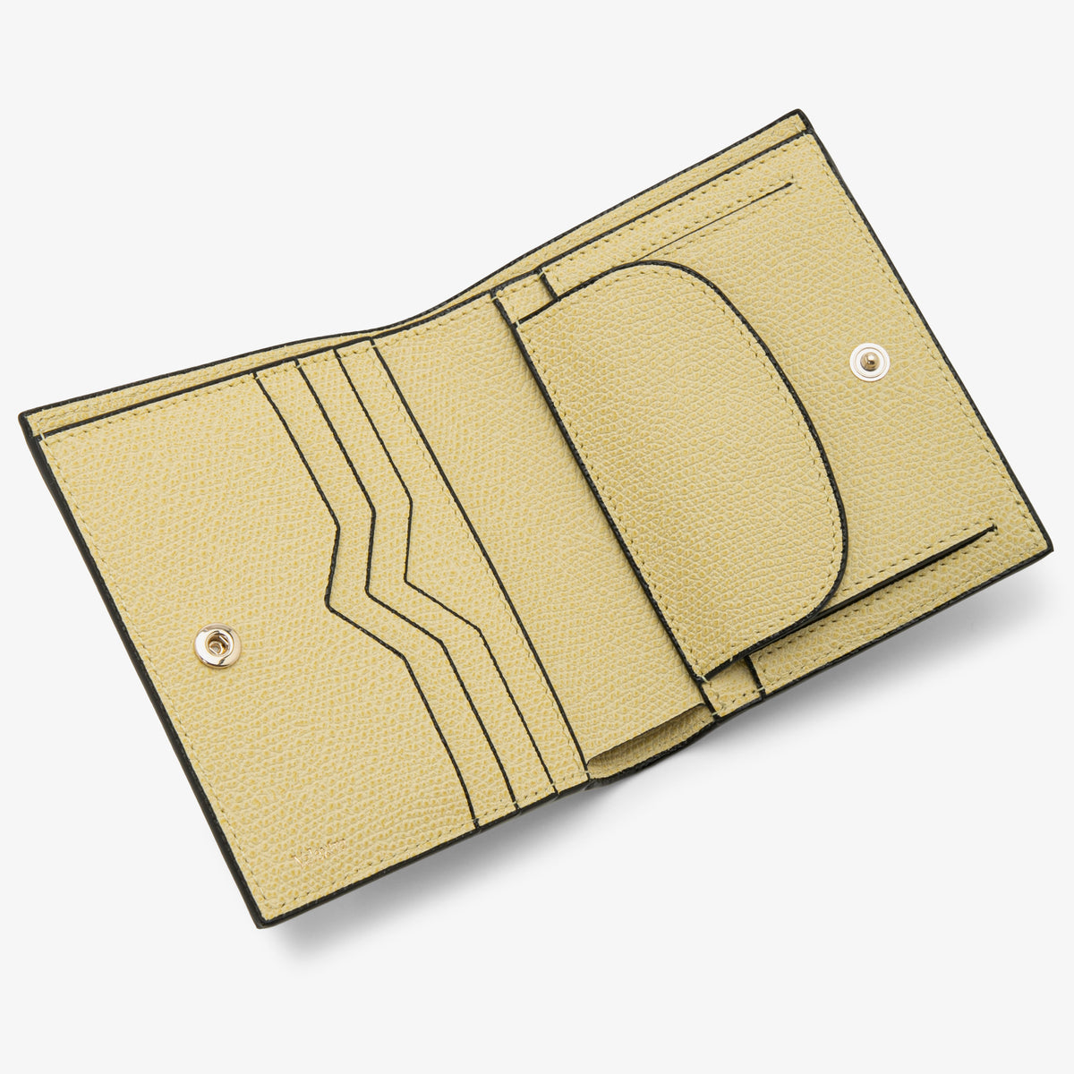 小銭入れ付きコンパクト二つ折り ３カード – Valextra オンラインブティック